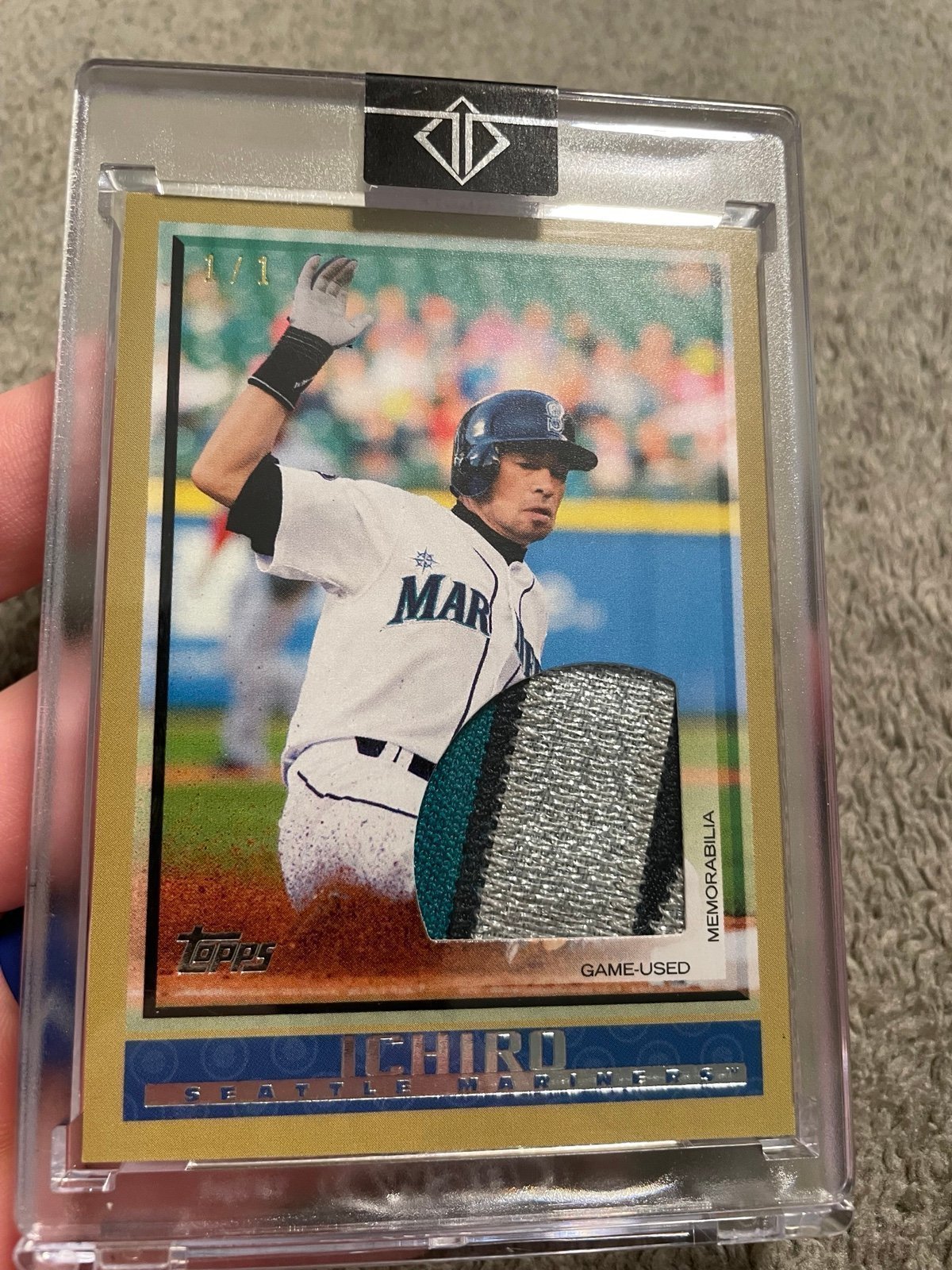 Ichiro Suzuki 1/1 Game Used Patch