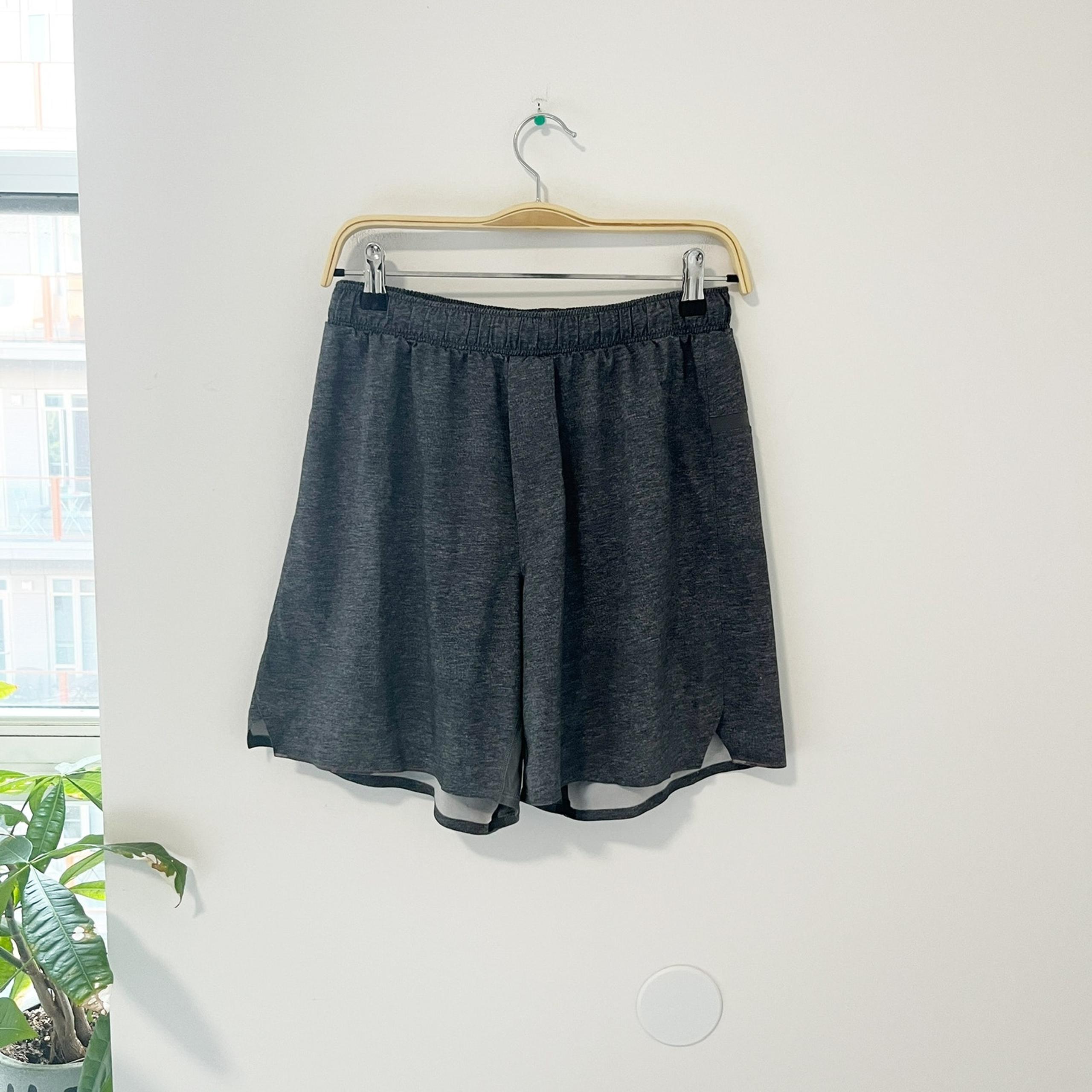 Lululemon Men's Gray Pace Breaker Shorts Size Medium