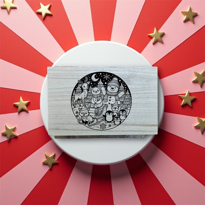 Seasons Greetings Laser Engraved Box (lower prices on description)