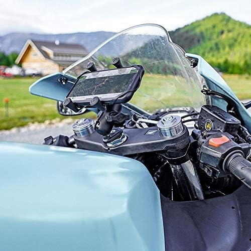 RAM Mounts X-Grip XL Phone Holder with Motorcycle Fork Stem Base RMRB3508 Black