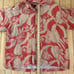 Royal Robbins Hawaiian Aloha XL Shirt Bamboo Bird Of Paradise Taro Leaves Red