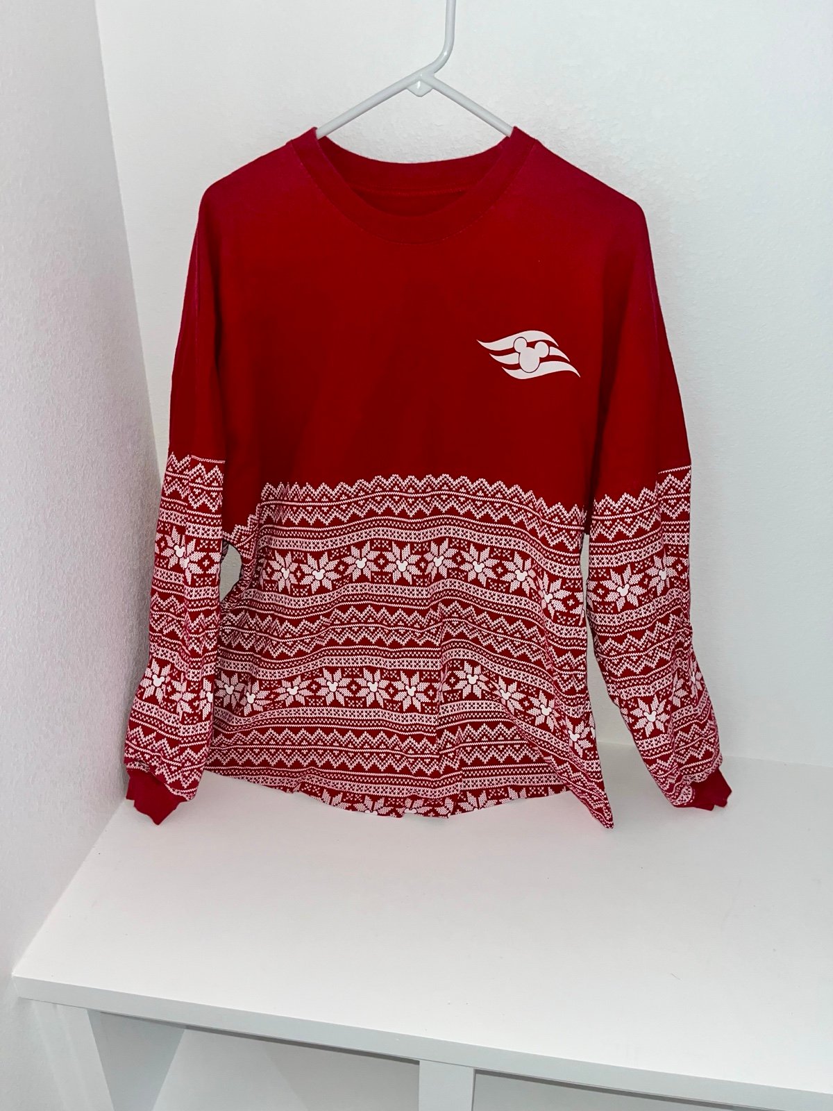 Disney Cruise Line Spirit Jersey Christmas Holiday Large Unisex