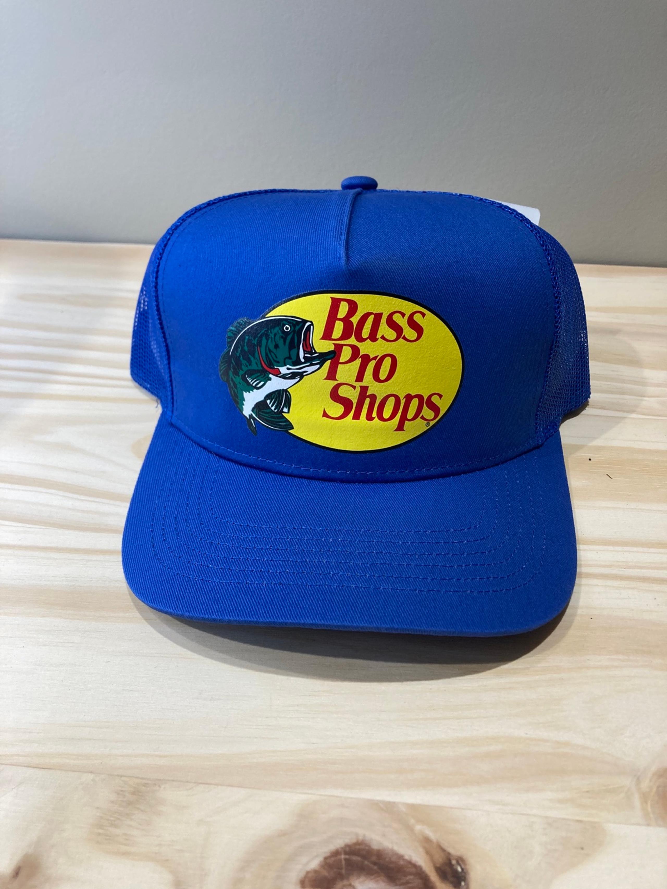 Bass Pro Shops Mesh Trucker Hat Cap - Cobalt Blue