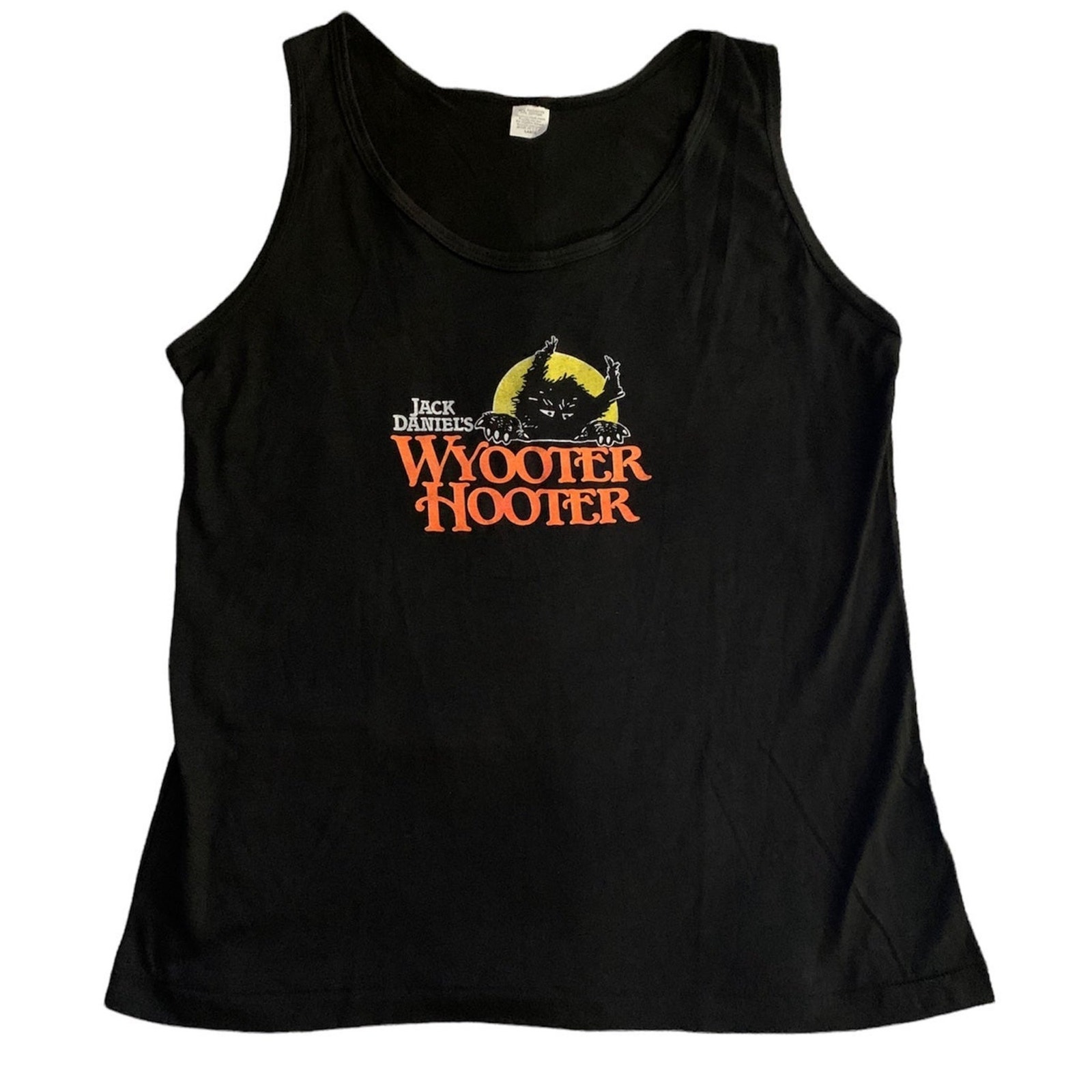 Vintage 80’s Jack Daniels Wyooter Hooter Tank Top Mens Large Made in USA