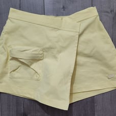 Nike Tech Pack High-Rise Wraparound Skort Yellow DV8491-706 Women's Size S NWT