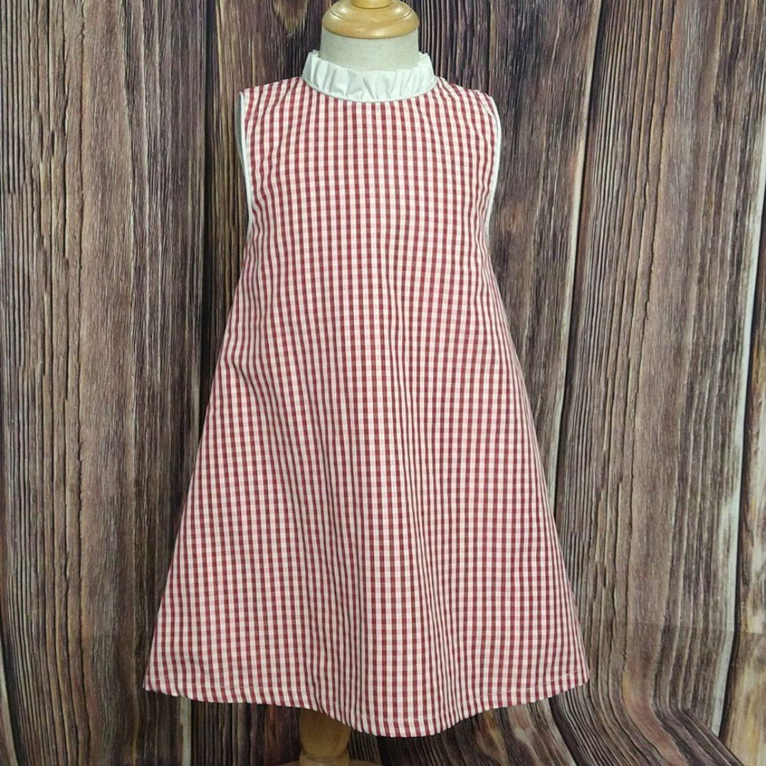 The Yellow Lamb Sleeveless Red/White Dress