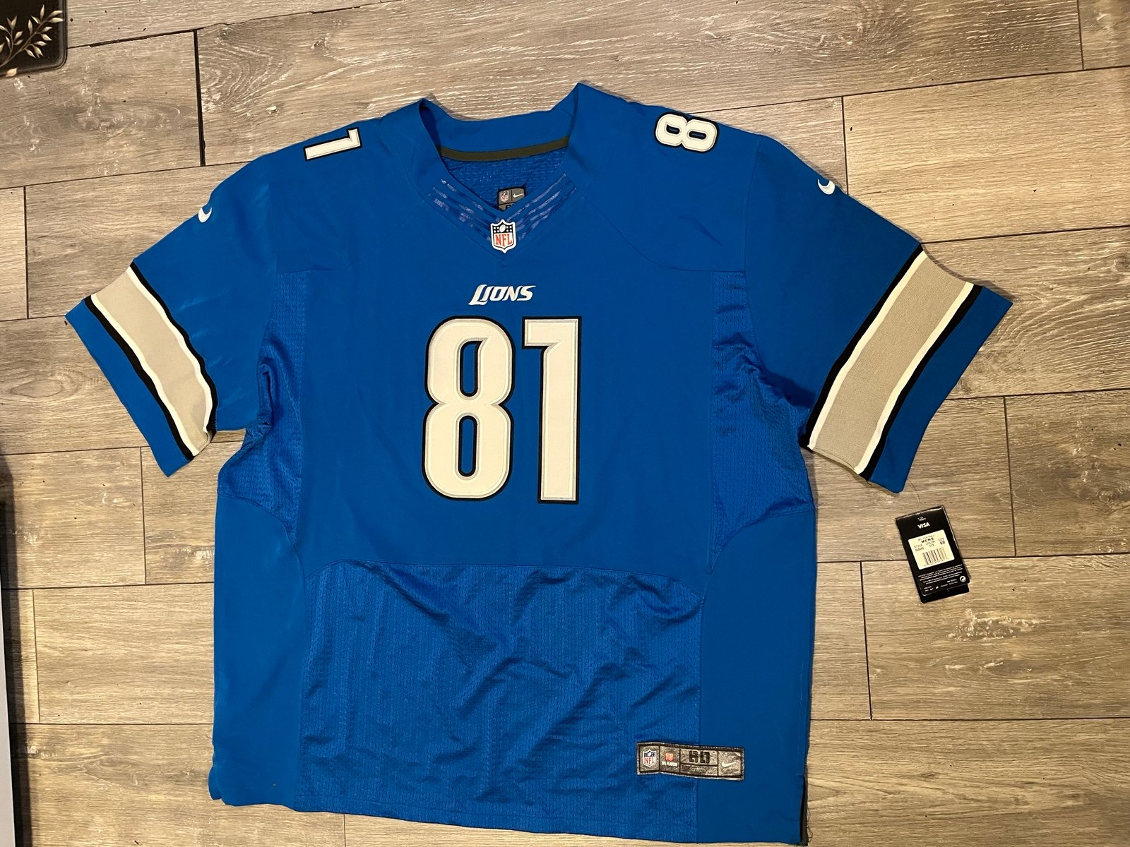 Lions On Field Limited Edition Johnson Jersey size 60 NWT