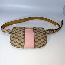 Michael Kors Pink Logo Belt Bag Sz S/M