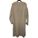 Topshop Knitted Maxi Cardigan - Camel Size M