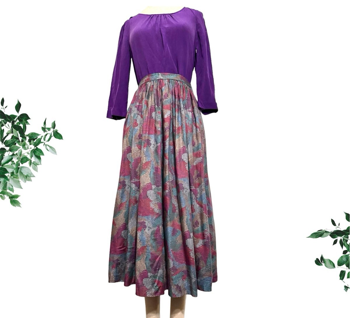 Vintage Purple outfit Massimo Dutti size small