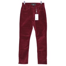 3x1 Higher Ground Cropped Stretch-cotton Velvet Size 24