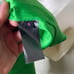 GAUGE81 Shiroi open-back wrap-effect silk mini dress in green sz S