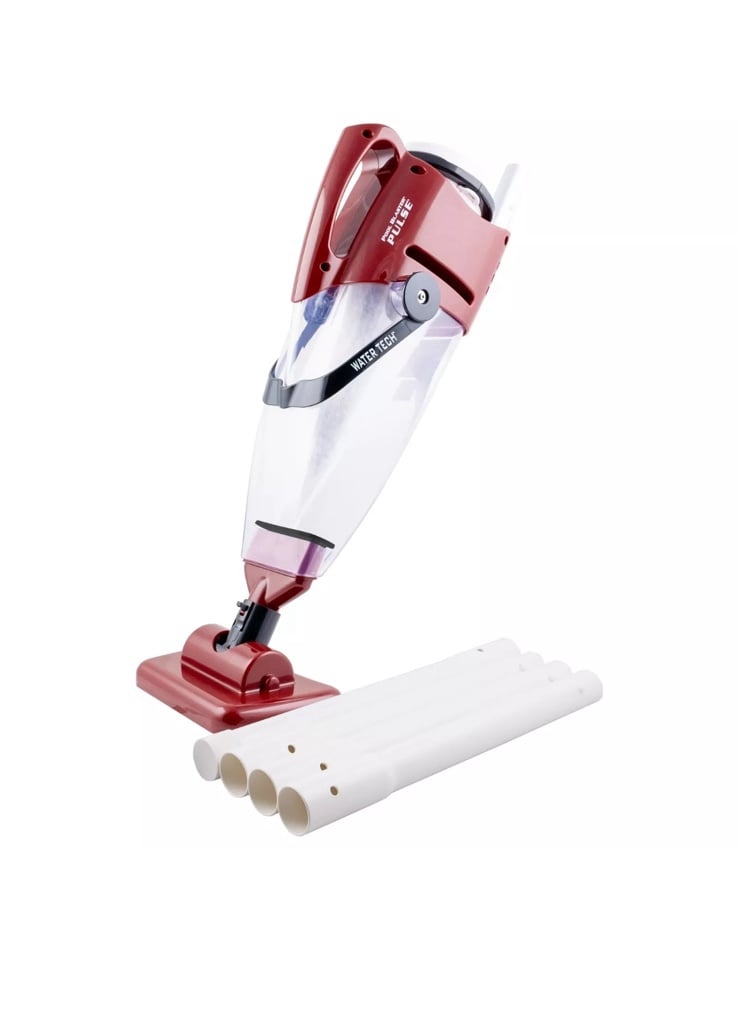 POOL BLASTER Pulse Cordless Pool Vacuum w/Pole Set - Large Debris Capacity & ..
