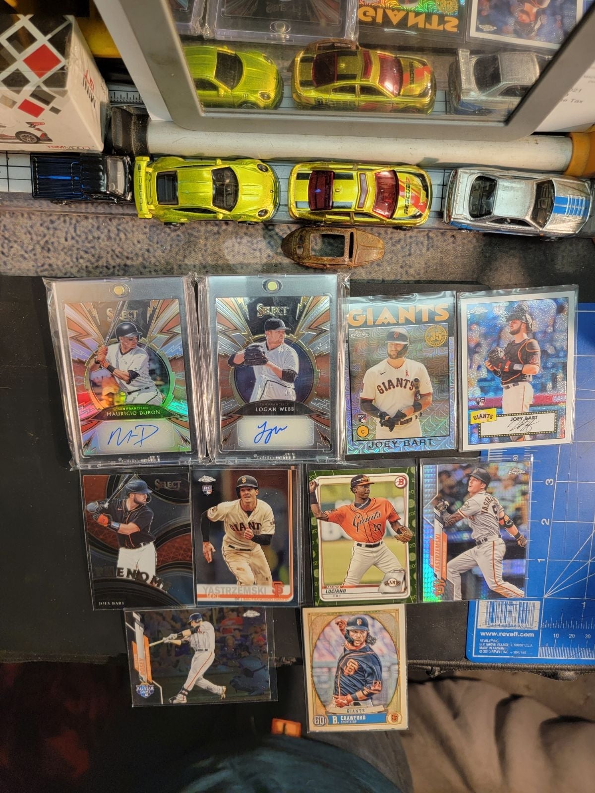 SF Giants Baseball Trading Cards Lot 97+ Cards