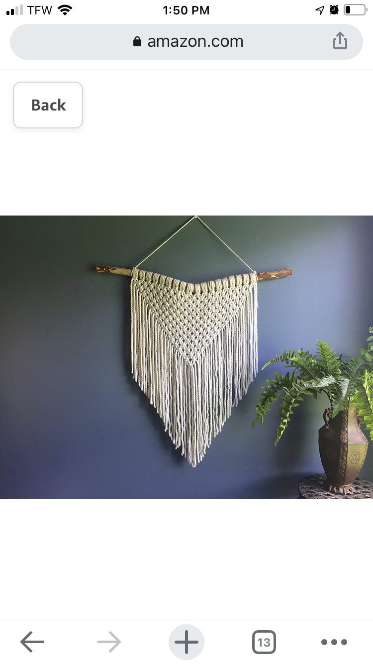 Large Macrame Wall Hanging, Boho Tapestr