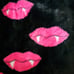 novogratz vampire pink lips blanket
