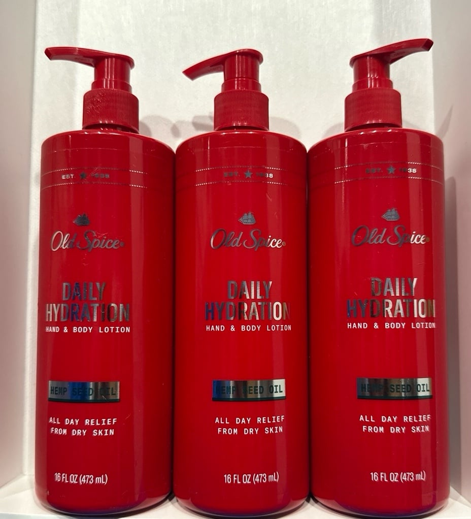 3 Old Spice- Daily Hydration HEMP SEED OIL