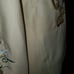 Boho VTG Metallic Embroidered Slub Silk Kaftan Maxi Dress Beige Gold Multi Sz S