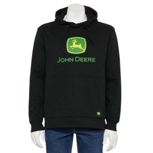 John Deere Core Graphic Logo Hoodie Black- Size XL