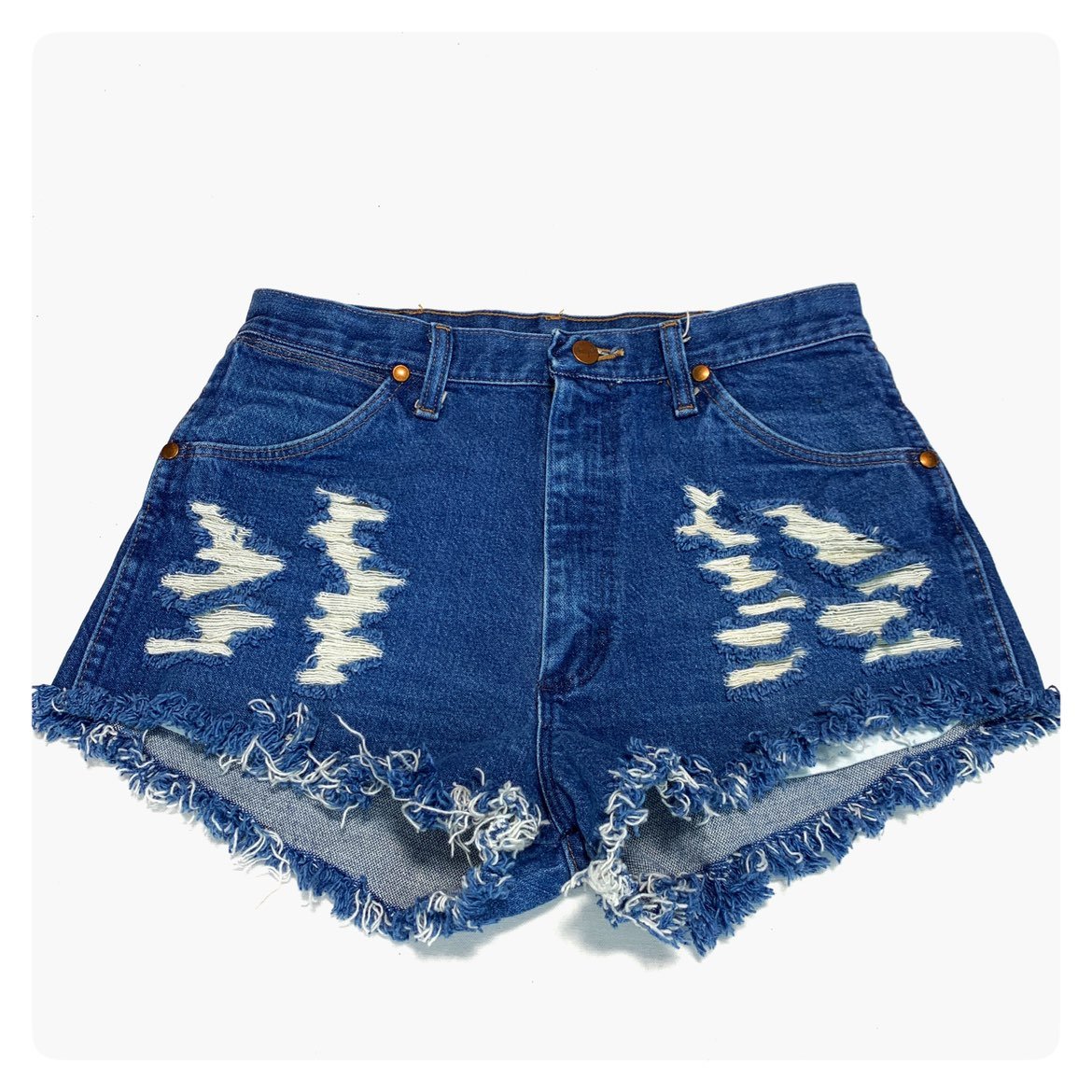 WRANGLER Waist 32 L Size 12 Cutoffs 334R