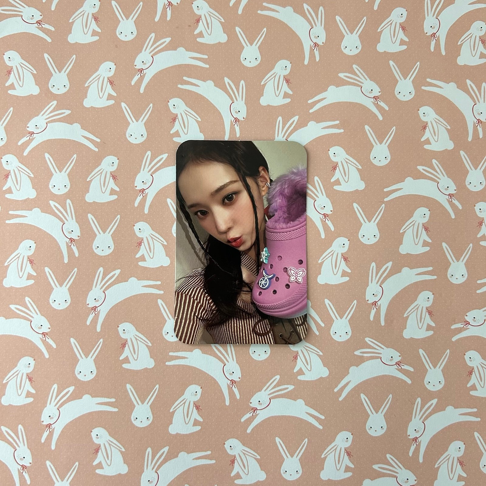 winter aespa croc collab photocard