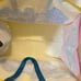 Sneaker Con Bag Yellow Blue Straps Nylon The Greatest Show On Earth