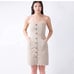 Jenni Kayne cotton & hemp silk lined strapless mini dress New with tags size 8