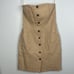 Jenni Kayne cotton & hemp silk lined strapless mini dress New with tags size 8