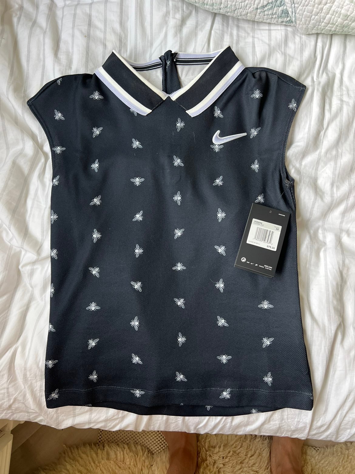 Nike tennis dri-fit non sleeve top - size XS
