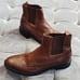 All Saints Spitalfields Wing Tip Brown Leather Chelsea Boots Mens Shoes 46 13