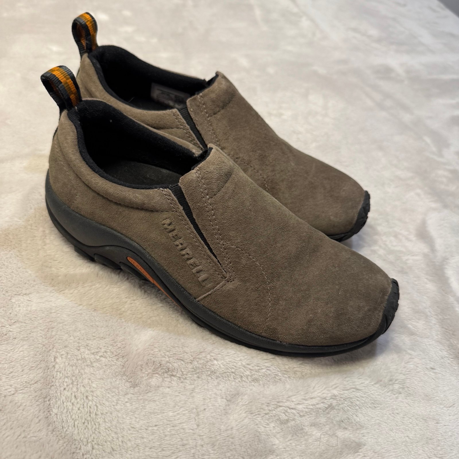 merrell jungle moc suede slip on shoes size 8.5