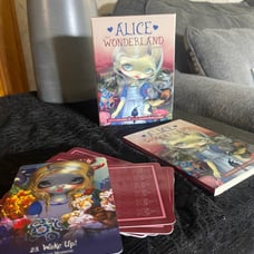 Alice In Wonderland Oracle Deck with book