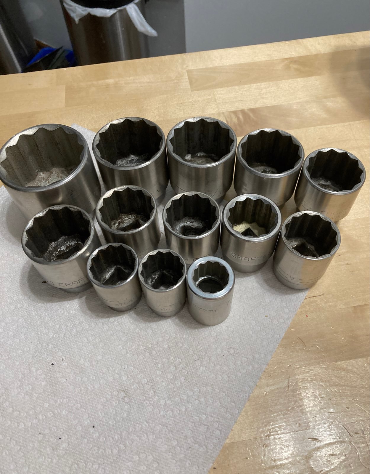 Craftsman 3/4 US socket set 13 pieces