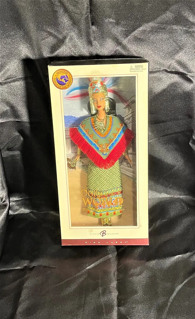 Princess of Ancient Mexico Barbie Doll , Barbie Dolls of the World , Pink Label