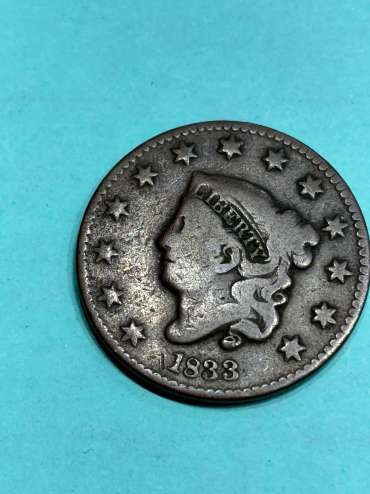 1833 Large Cent