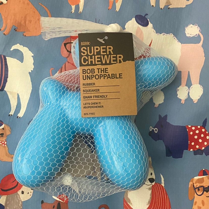 Bark Super Chewer Bob the Unpoppable NWT
