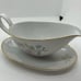 Hutschenreuthe r Bavaria GRAVY BOAT w/ Underplate Handle Painted Flowers Gold Ri