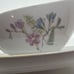 Hutschenreuthe r Bavaria GRAVY BOAT w/ Underplate Handle Painted Flowers Gold Ri