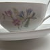 Hutschenreuthe r Bavaria GRAVY BOAT w/ Underplate Handle Painted Flowers Gold Ri