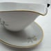 Hutschenreuthe r Bavaria GRAVY BOAT w/ Underplate Handle Painted Flowers Gold Ri