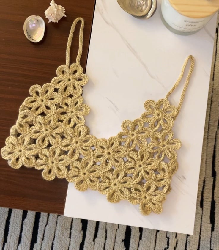 Crochet Flower Top