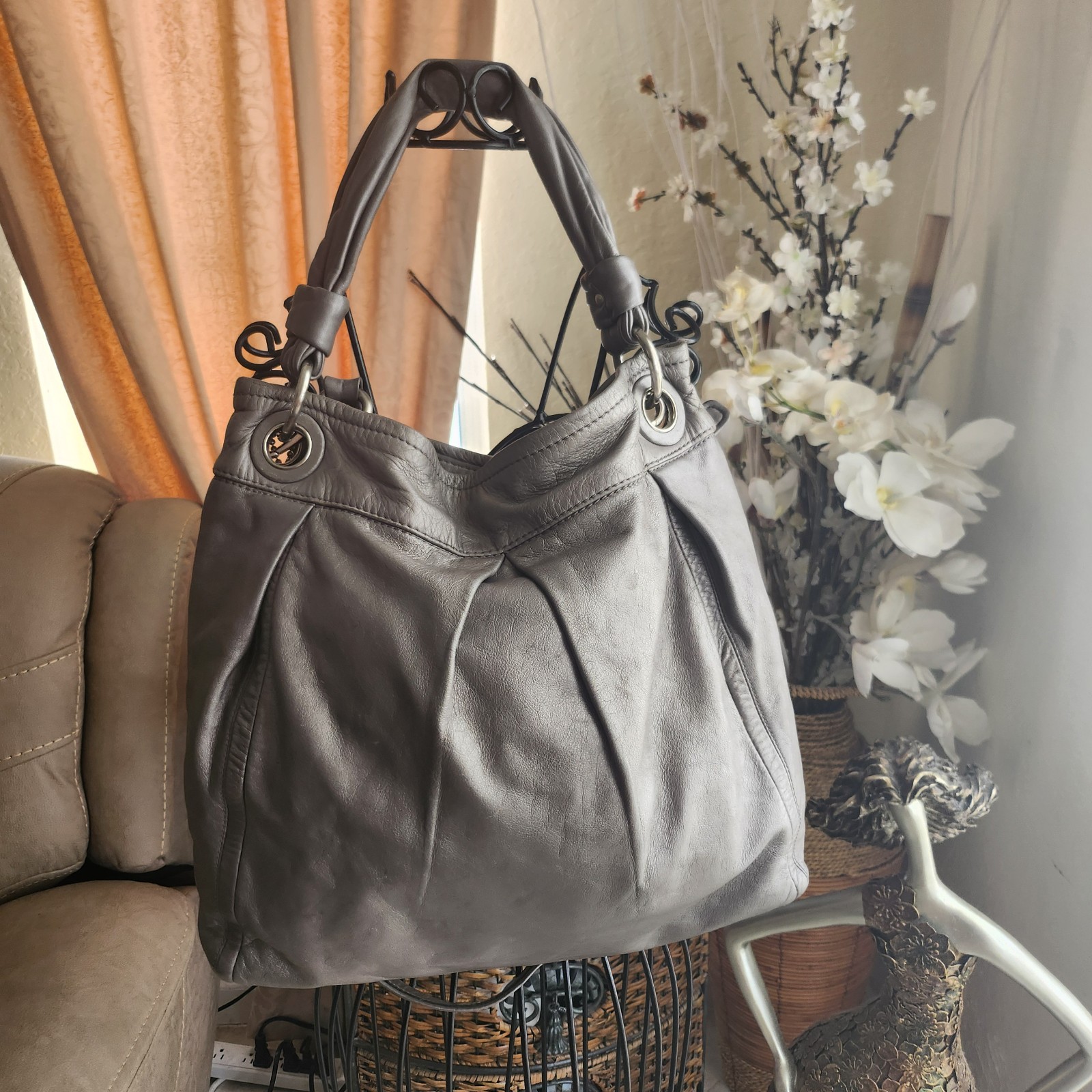 Coach Parker Leather Large Bag