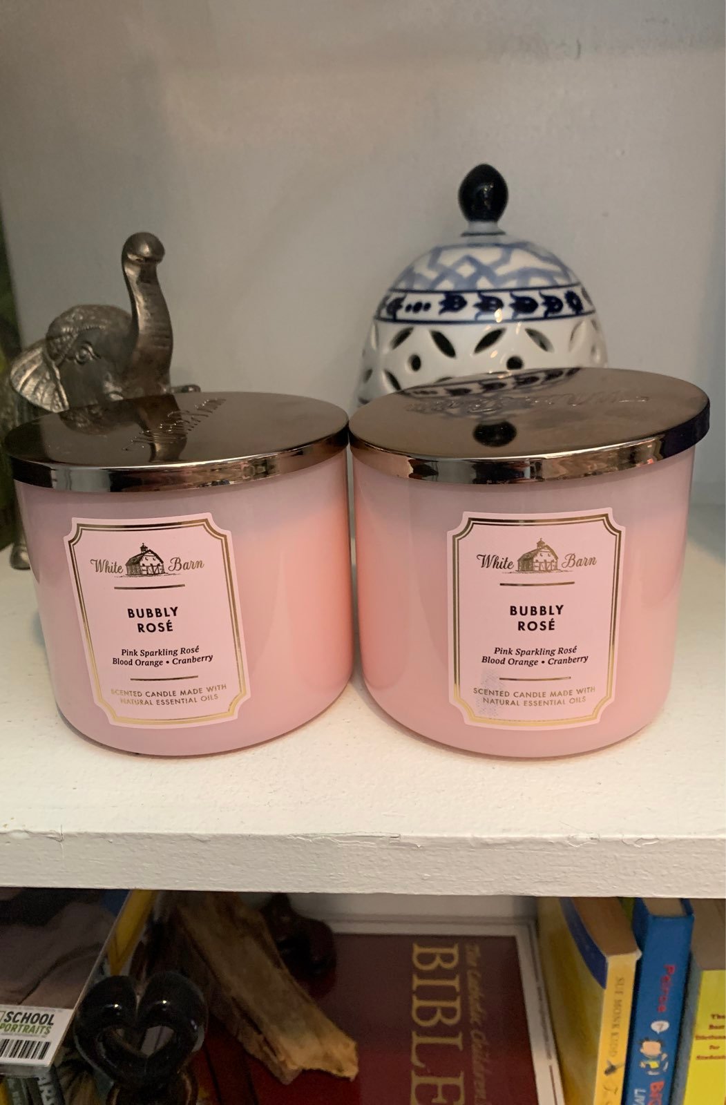 BBW - 2 Bubbly Rose 3 Wick Candle