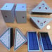 New Solar Stair Lights 8 Pack, Solar Lights Waterproof IP67, Outdoor Step Lights