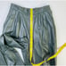 Vintage Distressed Leather High Rise Pleated Tapered Pants Womens 4
