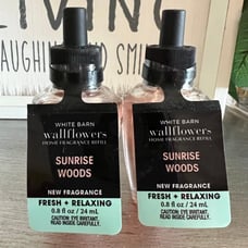 Bath & body works Wallflower sunrise woods Refills fragrance