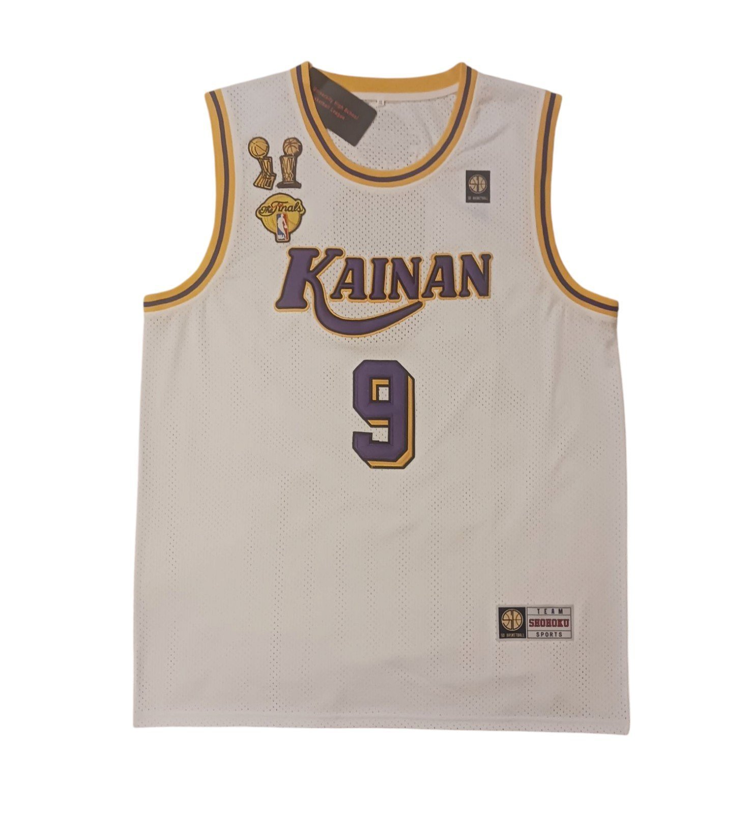 Rare L.A. Lakers x Slamdunk Kainan #9 University Affiliated H.S. Jersey (2XL)