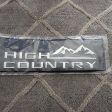 Car Auto Truck High Country Chrome Silver Emblem Badge Trunk Tailgate Mountain