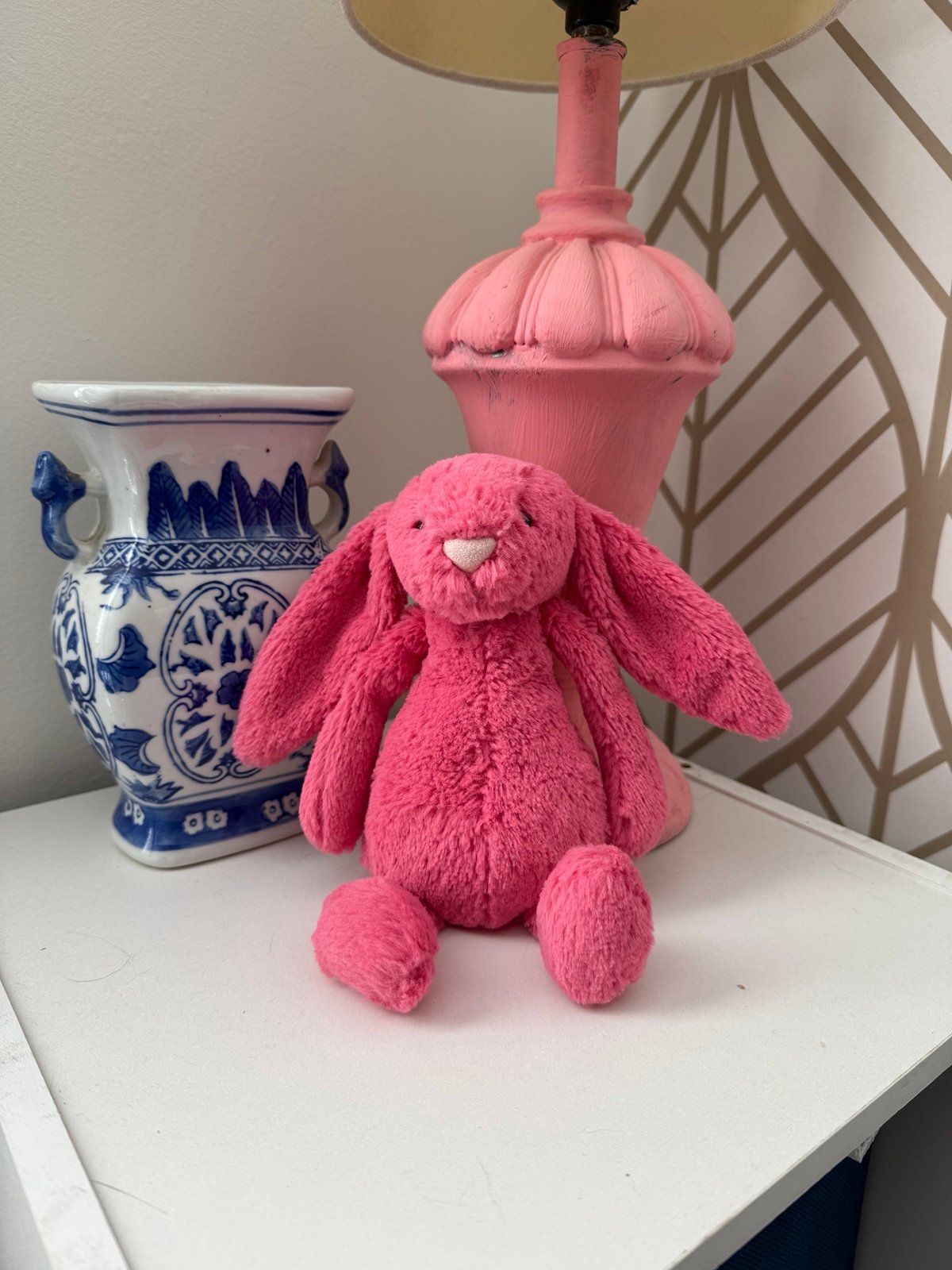 Hot pink Jellycat Rabbit