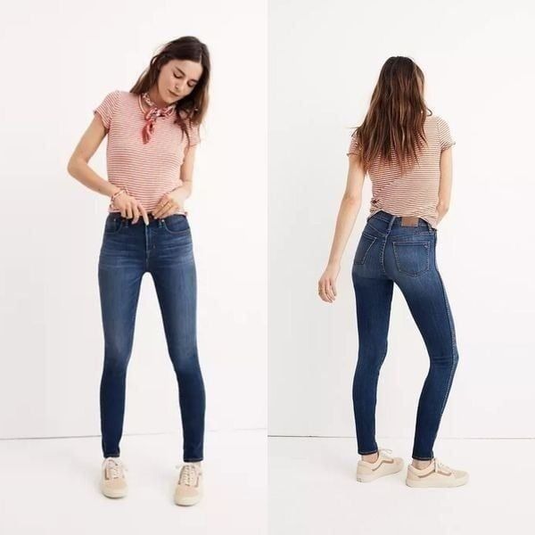 Madewell Frayed Hem 10 HIGH-RISE SKINNY